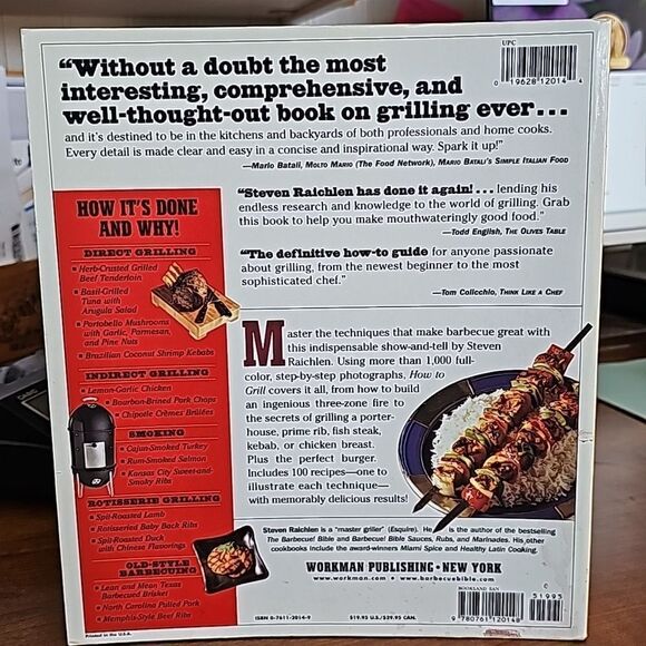 How to Grill by Steven Raichlen BBQ cookbook - Picture 3 of 5